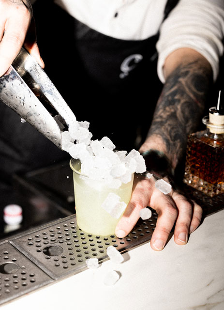 Cocktail Absinthe frappée